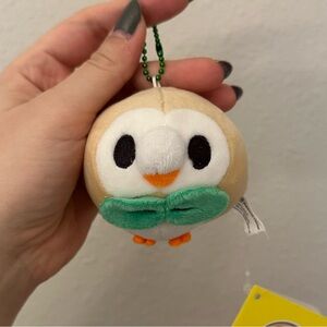 Mini poke doll small rowlet keychain plush